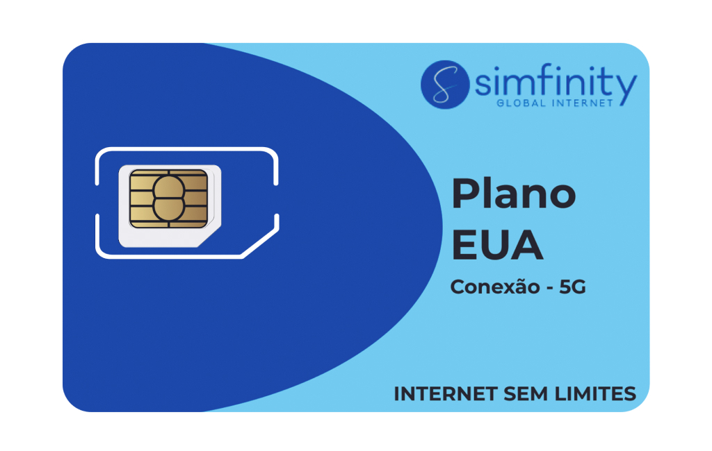 imagem de um chip internacional plano eua - simfinity