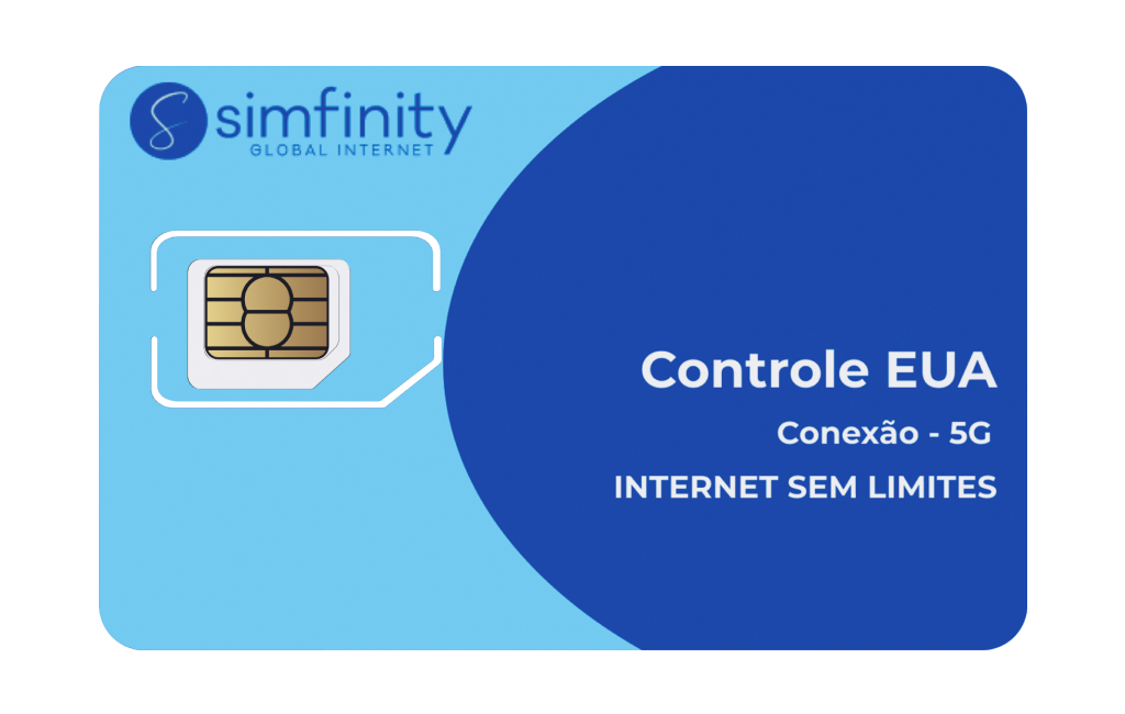 imagem do chip plano controle para os estados unidos - simfinity