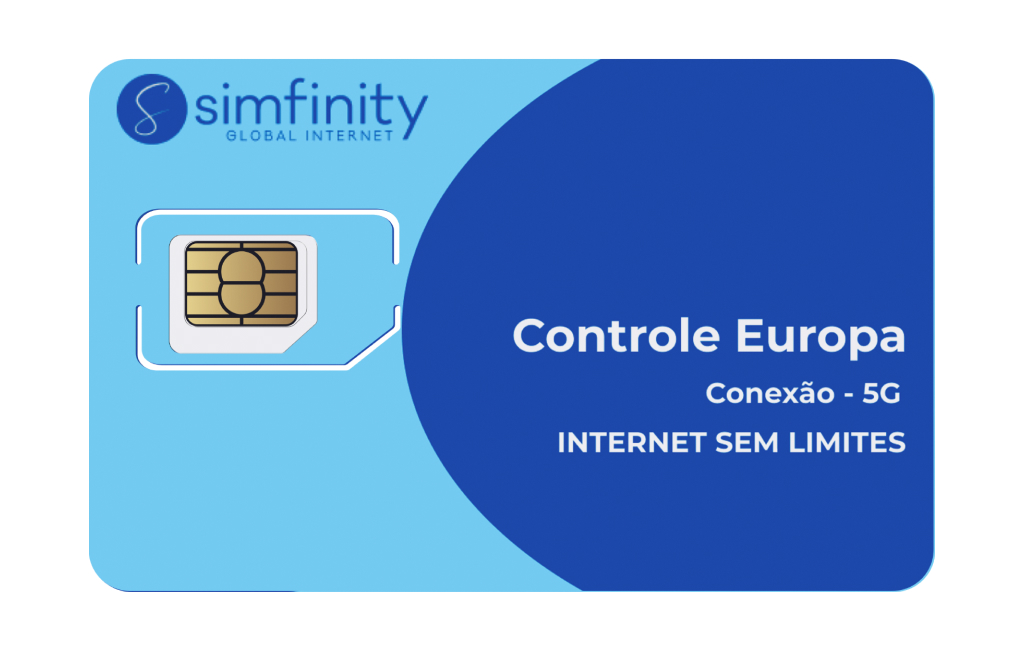 Imagem do chip plano controle europa