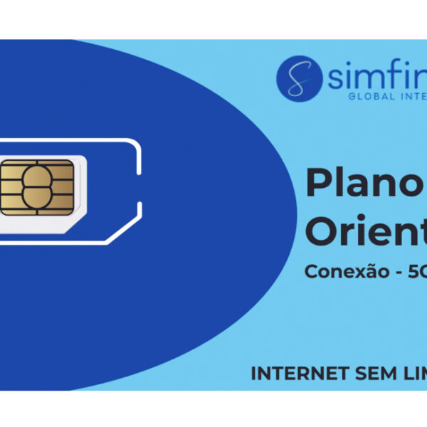 Foto de um chip escrito plano oriente - simfinity